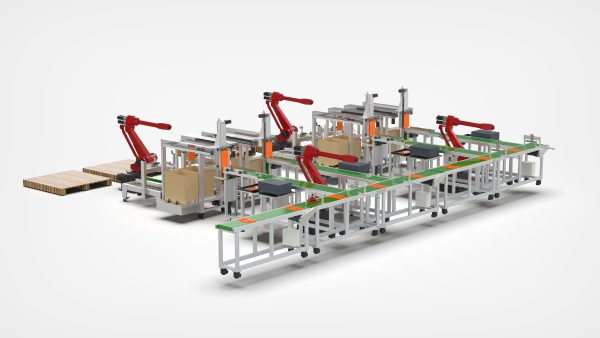 Automatic Packaging Sorting and Stacking Line