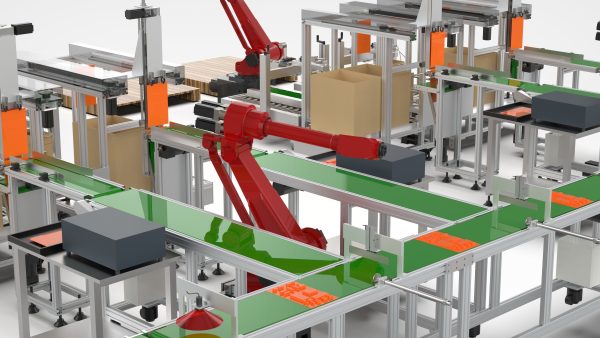 Automatic Packaging Sorting and Stacking Line