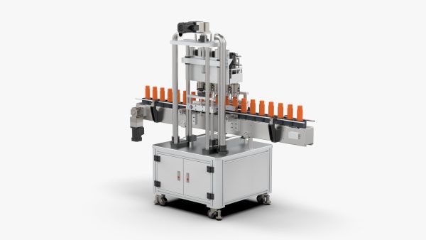 Automatic Plastic Bottle Pressing and Capping Machine