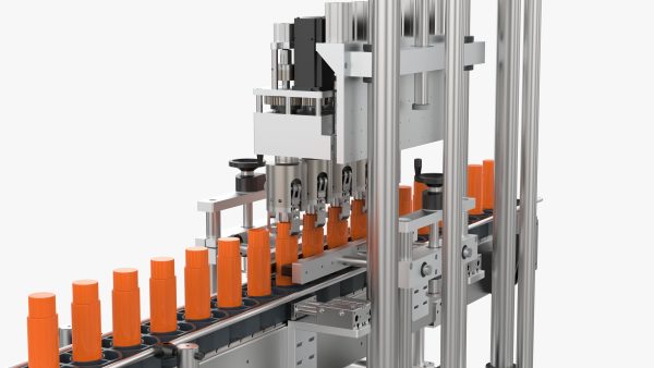 Automatic Plastic Bottle Pressing and Capping Machine