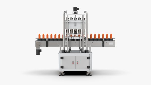 Automatic Plastic Bottle Pressing and Capping Machine