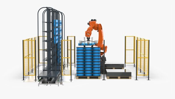 Automatic Robot Bobbin Loading Workstation
