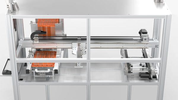 Automatic Tray Positioning and Recycling Machine