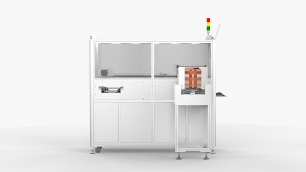 Automatic Tray Positioning and Recycling Machine