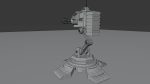 Automatic turret installation