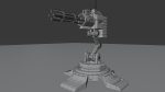 Automatic turret installation