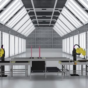 Automatically put bread production line