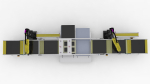 Automatically put bread production line