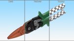 Aviation Snips Green