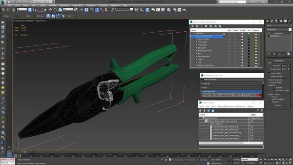 Aviation Snips Green