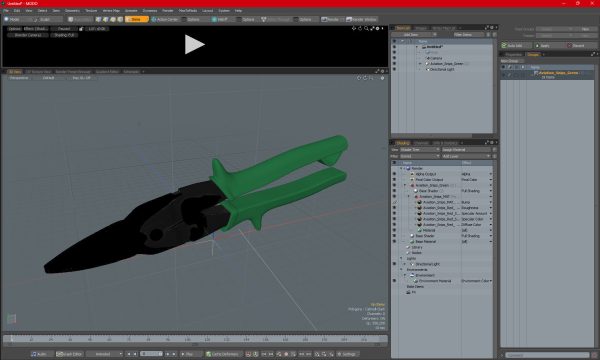 Aviation Snips Green