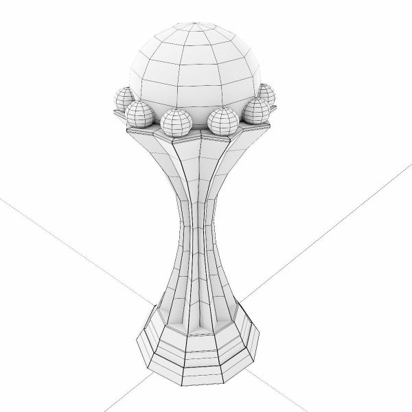 Award 3dmodel golden trophy