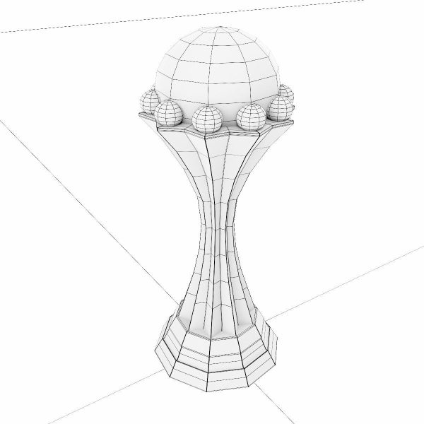 Award 3dmodel golden trophy