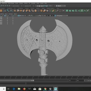 axe-3d-model-3d-model-low-poly-obj-3ds-fbx