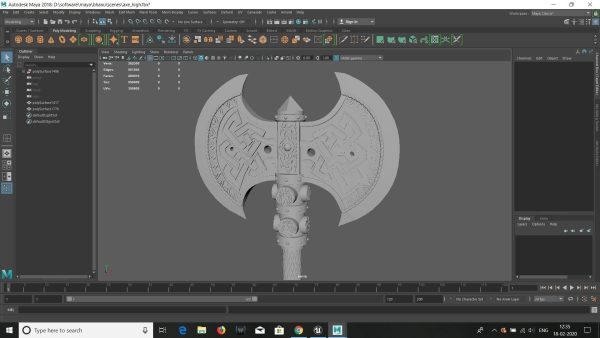 Axe 3d model