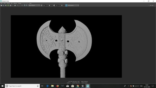 Axe 3d model