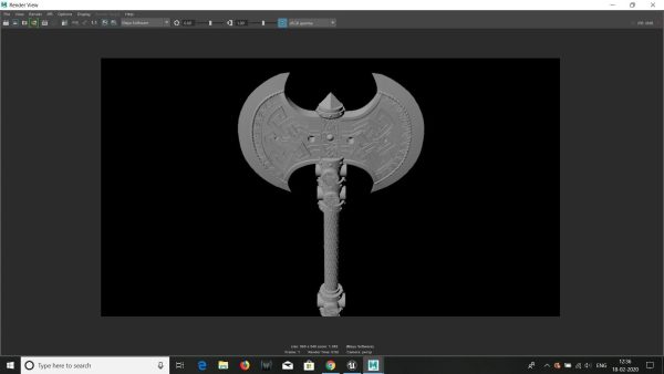 Axe 3d model