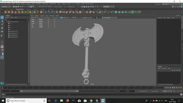 Axe 3d model