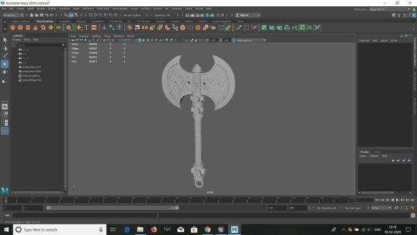 Axe 3d model