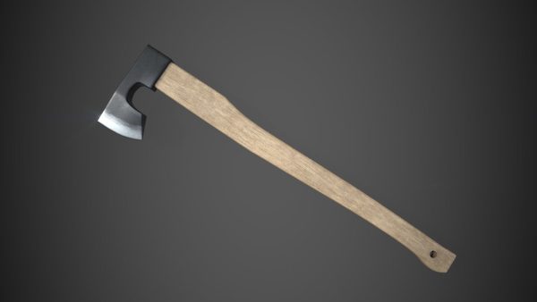 Axe Low-poly 3D
