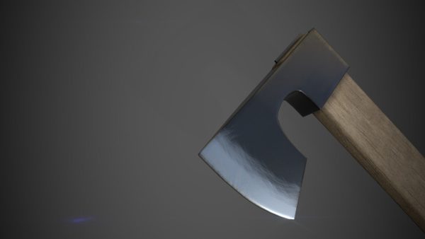 Axe Low-poly 3D