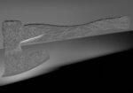 Axe with wodden handle