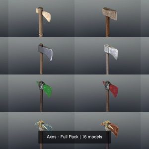 axes-full-pack-3d-model-7e350510f7