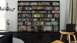 B and B bookcase 12 with books