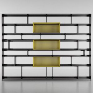B and B bookcase 12 with books