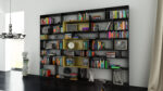 B and B bookcase 12 with books