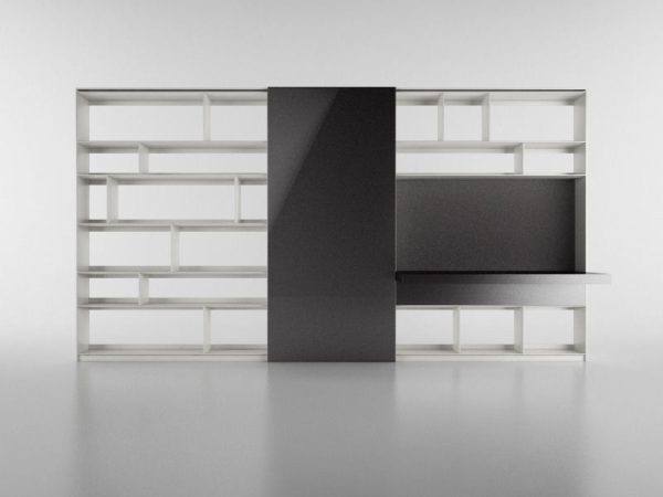 B and B bookcase 21 with books
