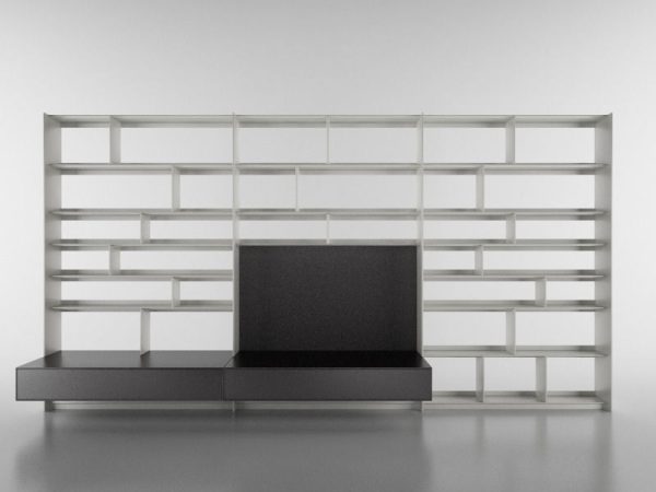 B and B bookcase 27 with books