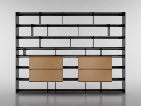 B and B bookcase 29 with books