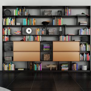 B and B bookcase 29 with books