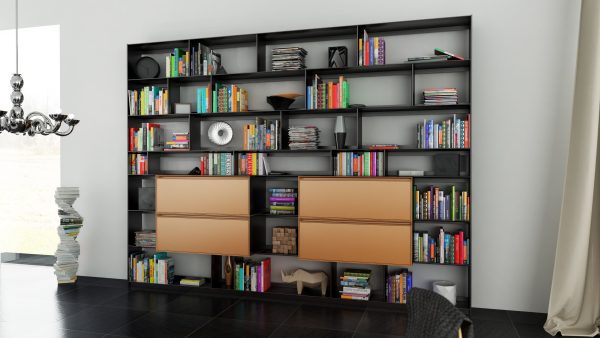 B and B bookcase 29 with books