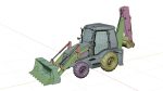 Backhoe Loader 3D Model