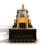 Backhoe Loader 3D Model