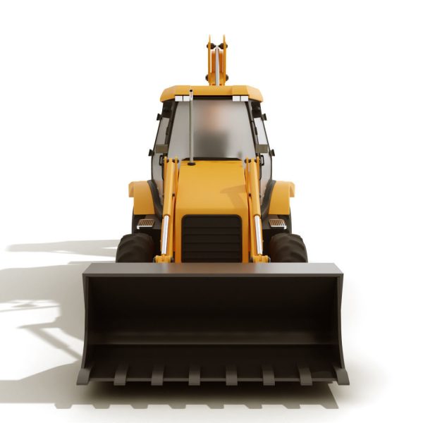 Backhoe Loader 3D Model