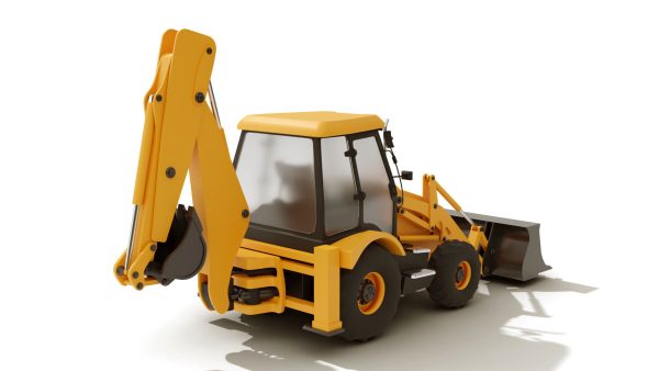 Backhoe Loader 3D Model