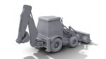 Backhoe Loader 3D Model