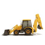 Backhoe Loader 3D Model