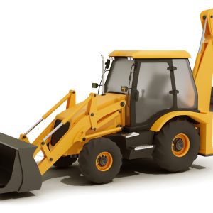 Backhoe Loader 3D Model