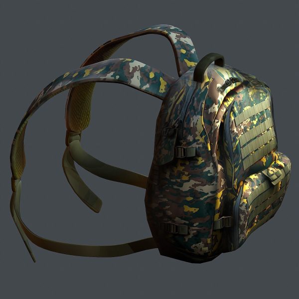 Backpack military combat Black baggage bag luggage