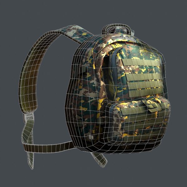 Backpack military combat Black baggage bag luggage