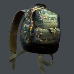 Backpack military combat Black baggage bag luggage