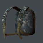 Backpack military combat Black baggage bag luggage