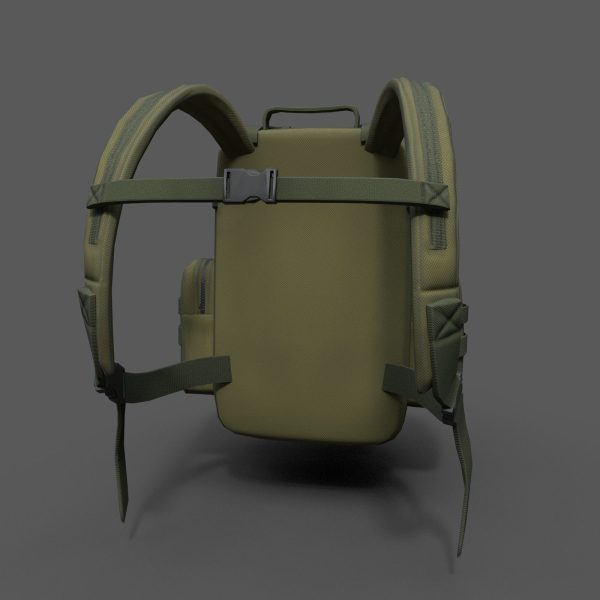 Bagpack human scifi military