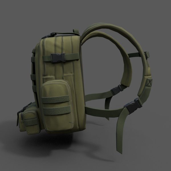 Bagpack human scifi military