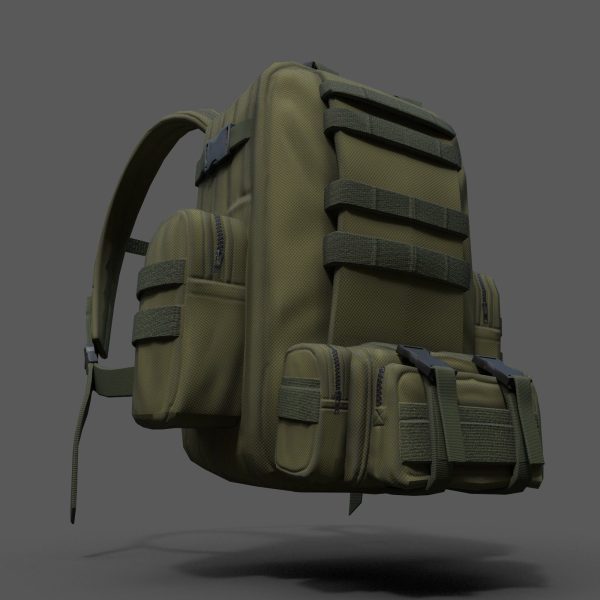 Bagpack human scifi military