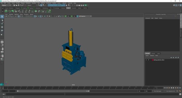 Bailing Machine Blue